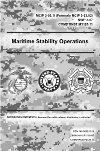 Maritime Stability Operations