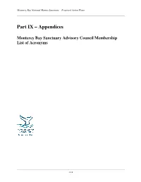Part IX – Appendices