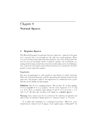 Normal Spaces