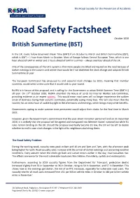 Rospa BST Factsheet