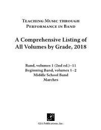 Teaching Music Through Performance in Band