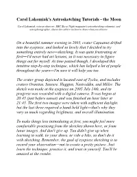 Carol Lakomiak's Astrosketching Tutorials - the Moon