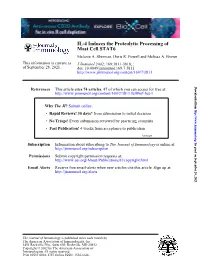 Mast Cell STAT6 IL-4 Induces the Proteolytic Processing Of