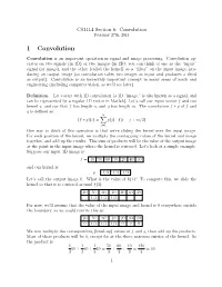1 Convolution