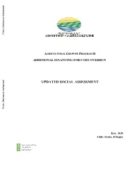 Agricultural Growth Program Ii Additional Financing for Cost Overrun
