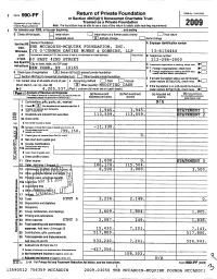 Form 990-PF Return of Private Foundation