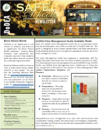 NEWSLETTER Dodea