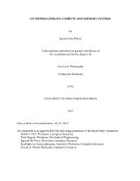 On Heterogeneous Compute and Memory Systems