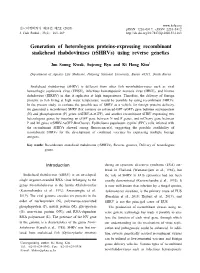 Using Reverse Genetics