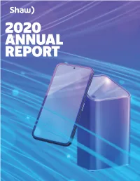 2020 Annual Report Contents