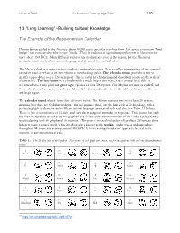 Building Cultural Knowledge the Example of the Mesoamerican
