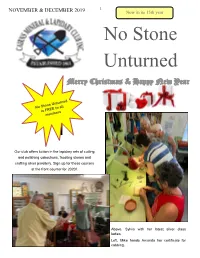 CMLC Newsletter Nov,Dec 2019