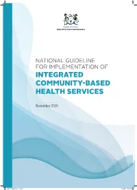 National Guidelines for Implementation of Integrated