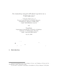 On Commuting Compact Self-Adjoint Operators on a Pontryagin Space∗