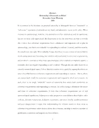 1 Abstract. Rationality's Demands on Belief Alexander Liam Worsnip
