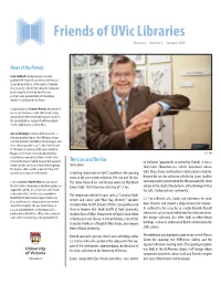 Friends of Uvic Libraries Volume 6 · Number 2 · Summer 2009