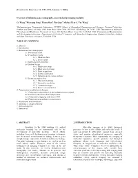 [Frontiers in Bioscience 13, 1281-1293, January 1, 2008] 1281 Overview of Bioluminescence Tomography-A New Molecular Imaging Mo