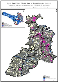 Near Real Time Flood Map of Barddhaman District