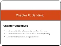 Chapter 6: Bending
