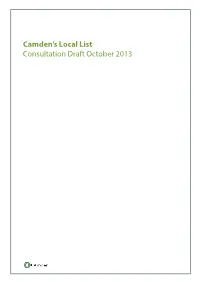 Draft Local List and Supporting Guidance
