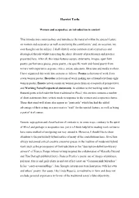 Women and Ecopoetics: an Introduction in Context