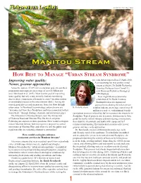 1 Manitou Stream