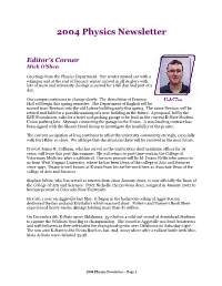 2004 Newsletter