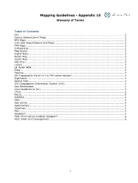 Appendix 10 – Glossary of Terms