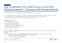 Self - Evaluation Form (SEF) Based on the 2019 Ofsted Framework – Tranmere Park Primary School