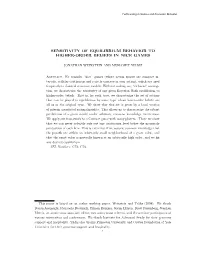 Sensitivity of Equilibrium Behavior to Higher-Order Beliefs in Nice Games