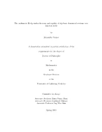 The Arithmetic Hodge-Index Theorem and Rigidity of Algebraic Dynamical Systems Over Function ﬁelds