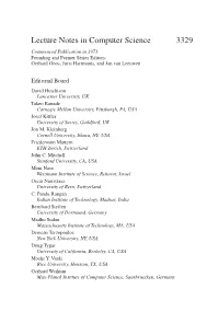 Lecture Notes in Computer Science 3329 Commenced Publication in 1973 Founding and Former Series Editors: Gerhard Goos, Juris Hartmanis, and Jan Van Leeuwen