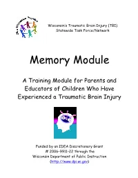TBI and Memory