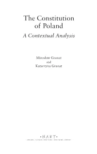 The Constitution of Poland a Contextual Analysis