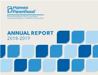 2018-2019 Consolidated Annual Report