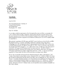 George W. Bush Presidential Records in Response to the Freedom of Information Act (FOIA) Requests Listed in Attachment A
