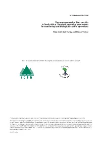 The Management of Sirex Noctilio in South Africa: Standard Operating Procedures for Monitoring and Biological Control Operations