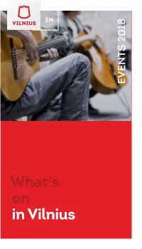 What's on in Vilnius