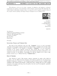 Appendix Vi Property Valuation of the Target Group