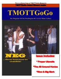 Issue Includes: ...Them Bammas Be Crankin! * Proper Utensils