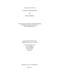 Art Songs of Charles Ives Accessible to Beginning Singers By