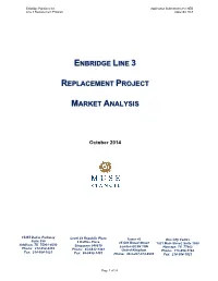 Enbridge Line 3 Replacement Project Market Analysis