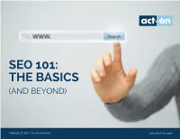 Seo 101: the Basics (And Beyond)