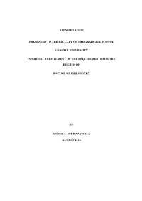 A Dissertation Presented to the Faculty of The