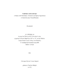 Candi Space and Landscape: a Study on the Distribution, Orientation and Spatial Organization of Central Javanese Temple Remains