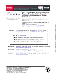 Cathepsin C Independent Component That Requires