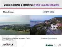 Deep Inelastic Scattering in the Valence Regime