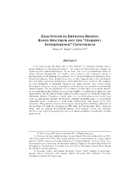 EXACTITUDE in DEFINING RIGHTS: RADIO SPECTRUM and the “HARMFUL INTERFERENCE” CONUNDRUM Thomas W