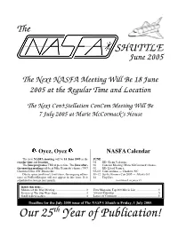 NASFA 'Shuttle' Jun 2005