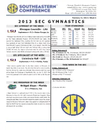SEC Weekly Report